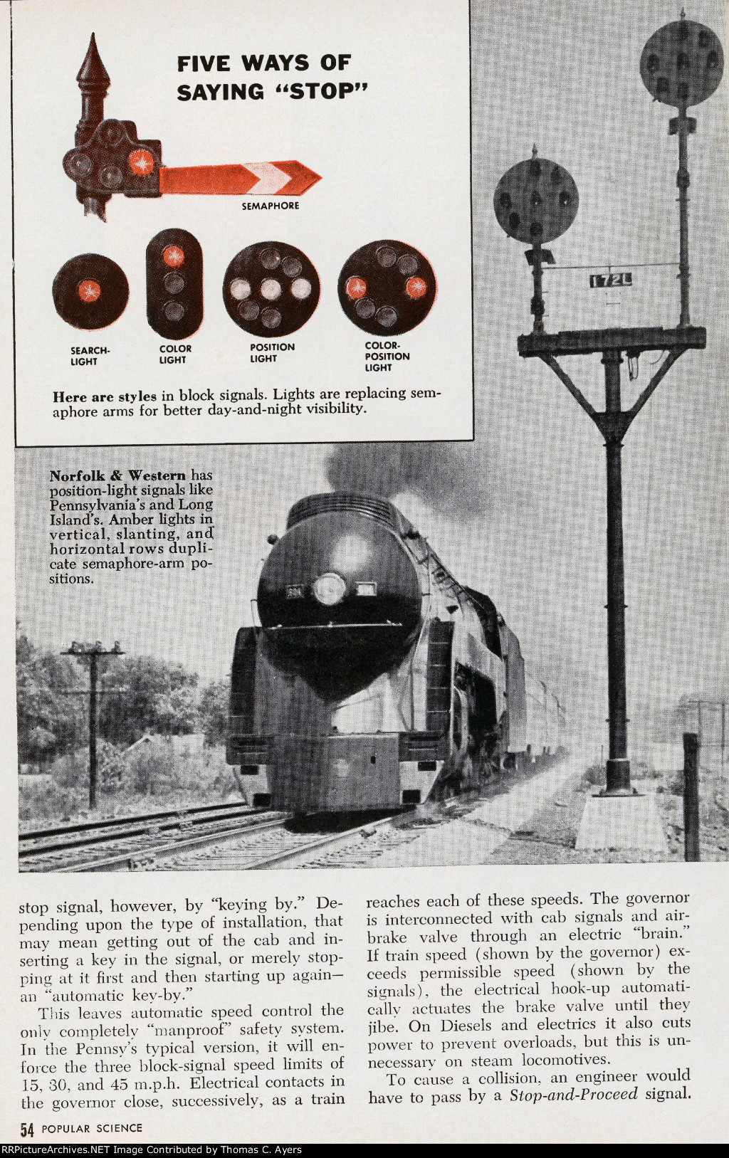 "Wreckproofing The Railroads," Page 54, 1951